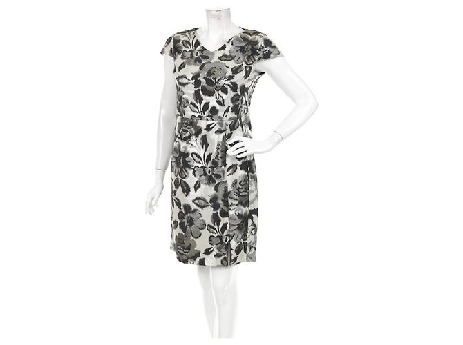 Baum und Pferdgarten Mehrfarbiges Lurex Kleid Mehrfarben