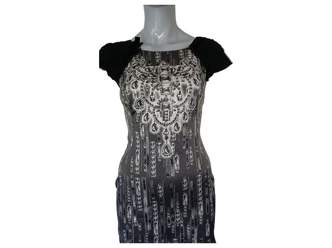 Vestido de seda Karen Millen Multicolor
