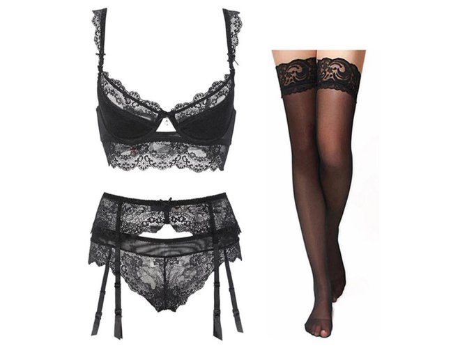 Autre Marque Intimates Black Lace  ref.282360