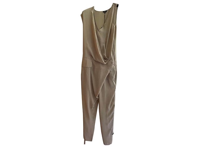 Autre Marque Mono de seda NUE 19.04 Beige