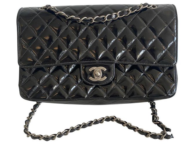 Timeless Chanel intemporal Preto Couro  ref.282624