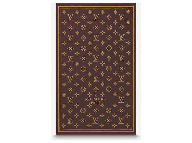 Louis Vuitton Toalha de praia LV nova Marrom