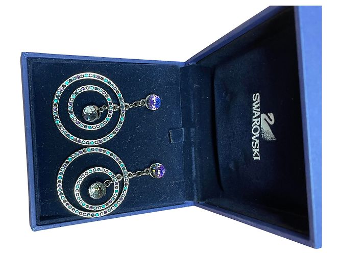 Swarovski Ohrringe Metall Mehrfarbig Mehrfarben