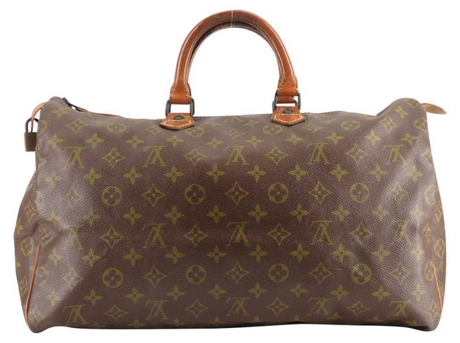 Louis Vuitton Speedy 40 Brown Cloth  ref.283204