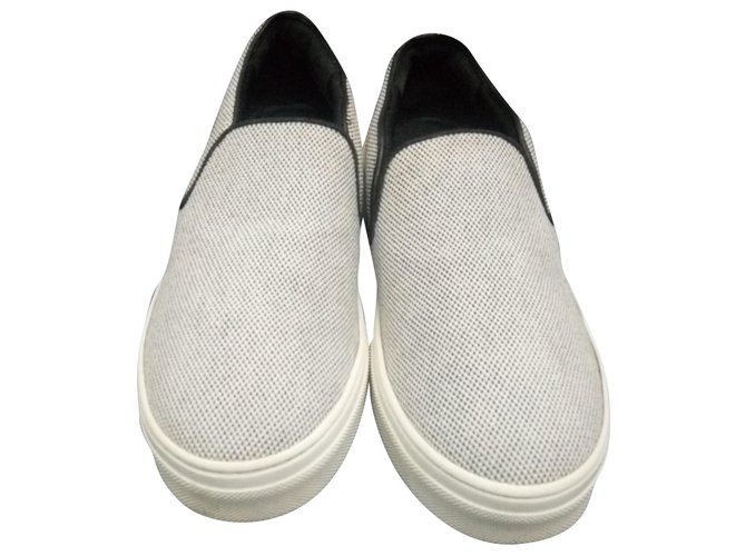 Céline Sneakers Grey Cloth  ref.283257