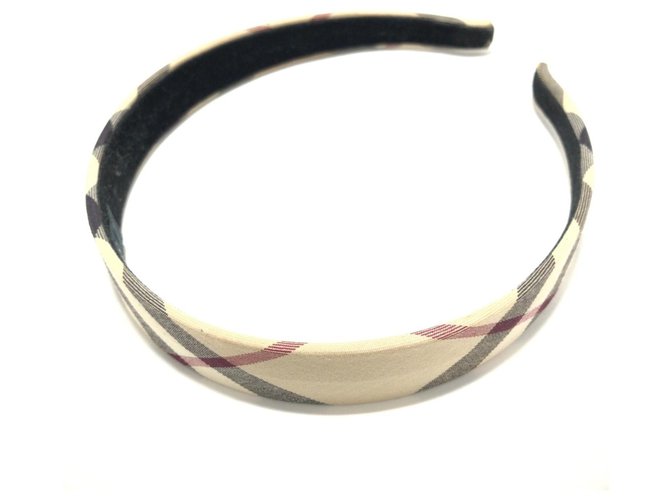 Burberry Hair accessory Brown Synthetic  ref.283453