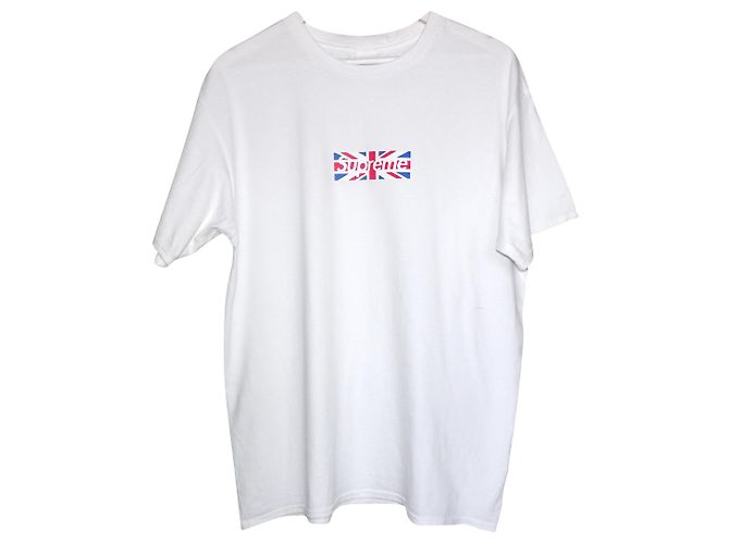 SUPREME UNION JACK BOX LOGO TEE