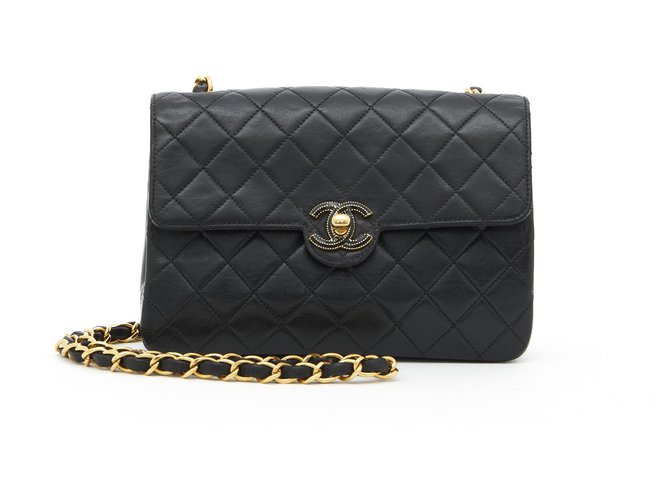 Chanel CLASSIC TIMELESS BLACK 20 Leather  ref.284212