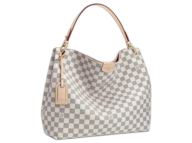 Louis Vuitton LV Graceful MM damier azur Beige