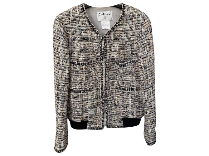 Chanel Jackets Multiple colors Tweed  ref.284061