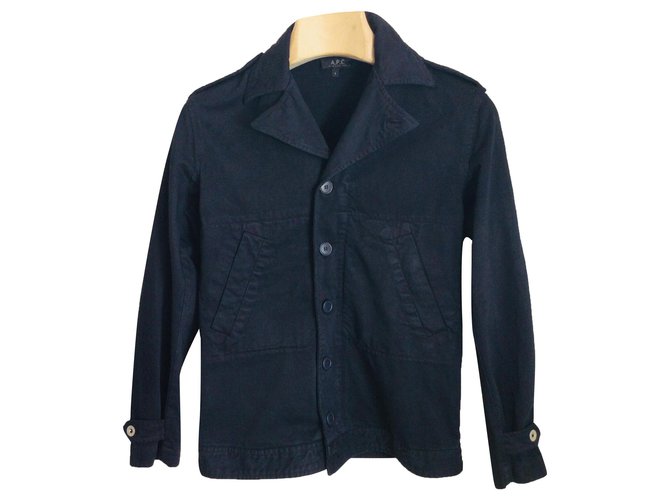 Apc Black jacket Cotton  ref.284481