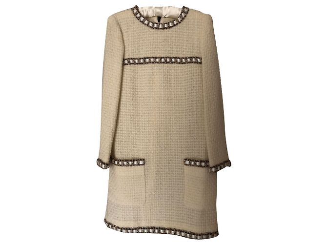 Chanel Tweedkleid Roh