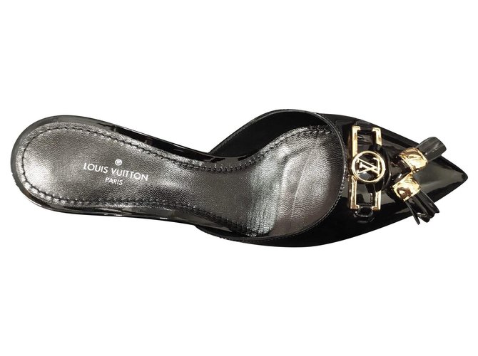 Louis Vuitton Insider mules Black Patent leather  ref.284745