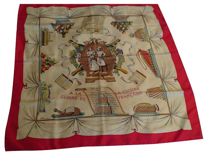Hermès "Per la gloria della cucina francese" Multicolore