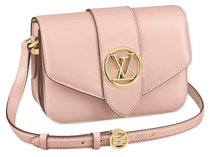 Louis Vuitton LV Pont 9 Handbag new Pink Leather  ref.285022