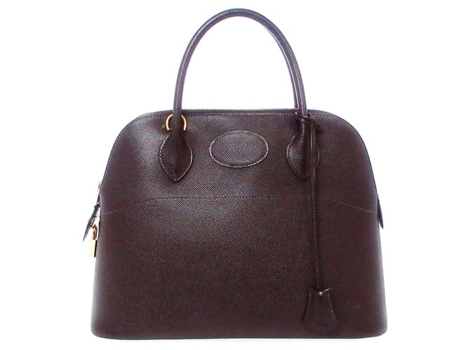 Hermès Handbag Brown Leather  ref.285360