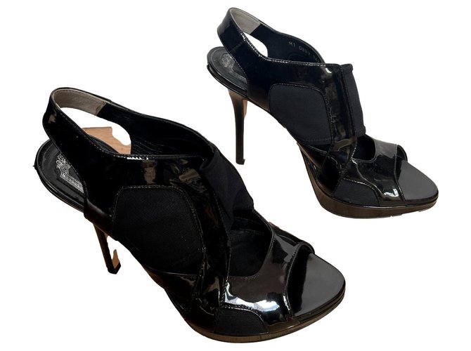 Dior Heels Black Leather  ref.285405
