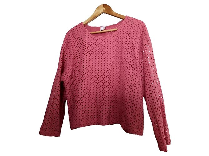 Camicetta Des Petits Hauts Corallo in Cotone
