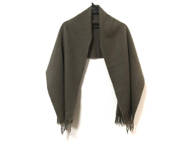 Hermès scarf Grey Wool  ref.285490