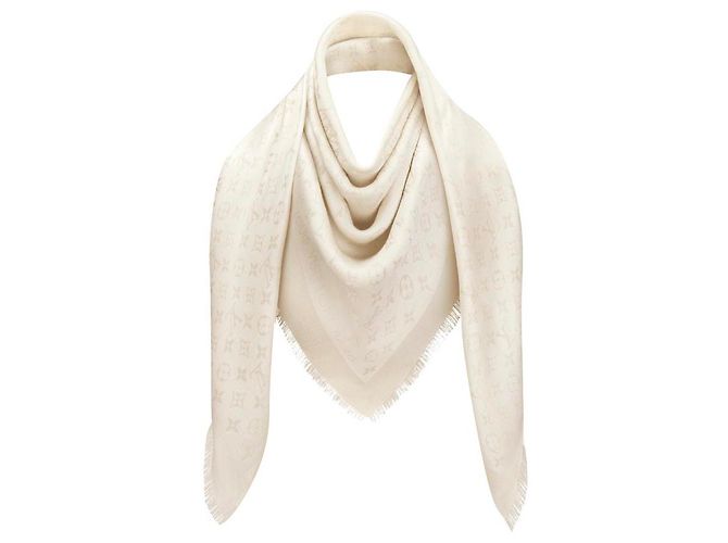 Louis Vuitton Scialle LV bianco nuovo