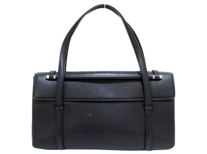 Cartier Cabochon Black Leather  ref.285547