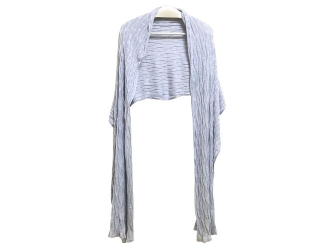 Hermès scarf Grey Cotton  ref.285576