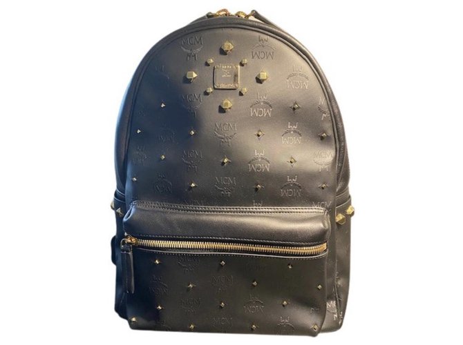 MCM Stark Odeon Rucksack Medium Schwarz 