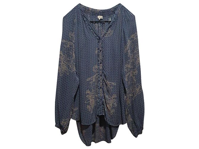 Autre Marque Camisa By Timo de lunares oversize de viscosa M Multicolor