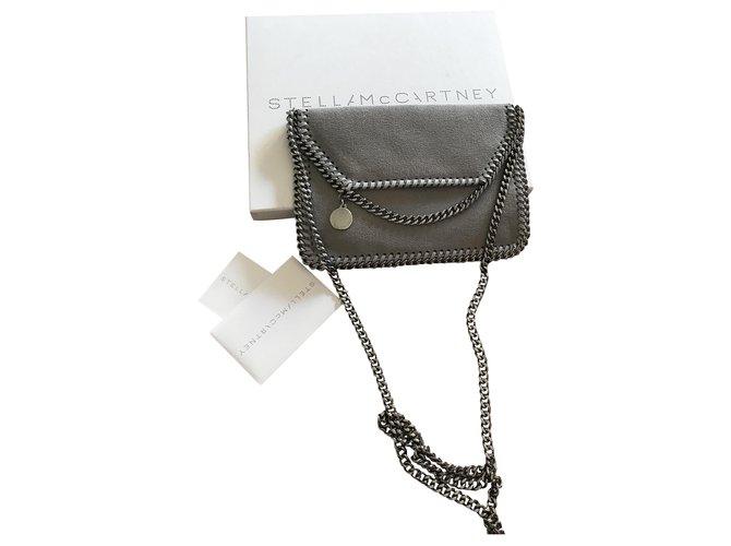 Stella Mc Cartney Handbags Grey Leather  ref.285862