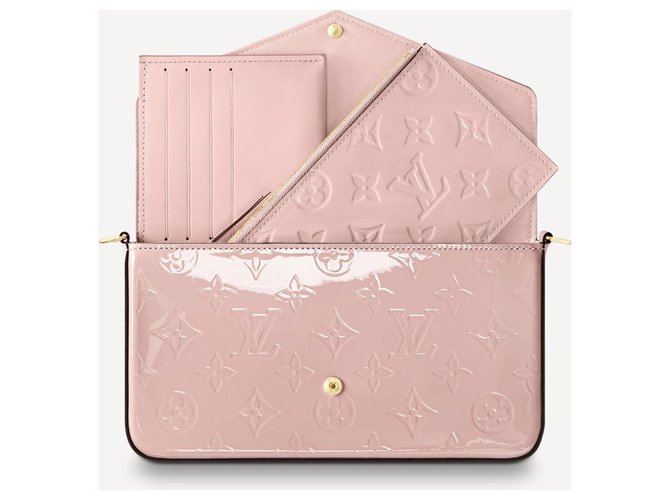 Louis Vuitton LV Felicie Pochette Vernis Pink Leder  ref.285959
