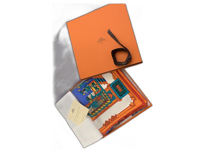 Hermès ASTRES and SUNS Multiple colors Silk  ref.286048