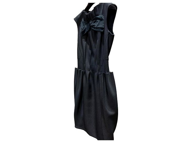 Louis Vuitton schwarzes Minikleid