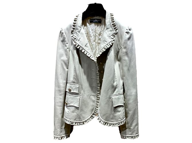 Vintage Blazer von Dolce & Gabbana Beige