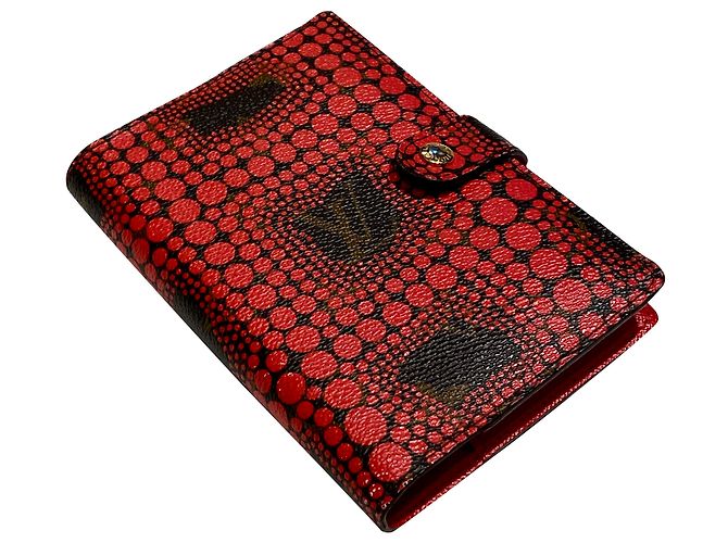 Notebook for your schedule from Louis Vuitton Black Red