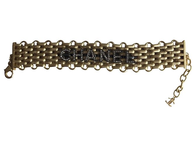 Chanel Armband Gold Metall Golden