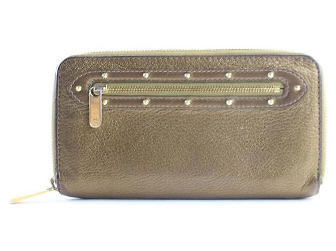 Louis Vuitton Bronze Suhali Long Zippy Wallet