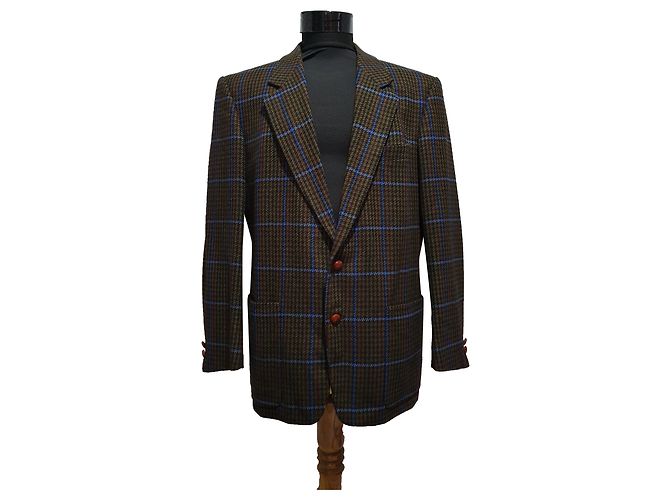 Bogner Tartan Wool Blazer Multiple colors