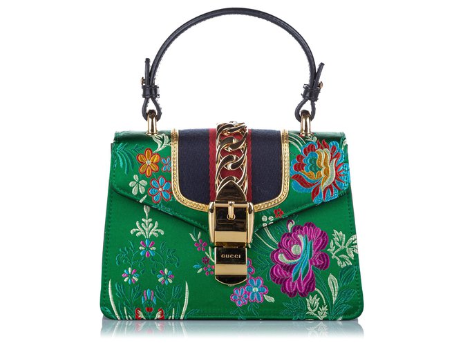 gucci sylvie bag green