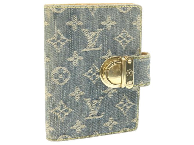 Louis Vuitton Monogram Blue Denim Agenda Day Planner