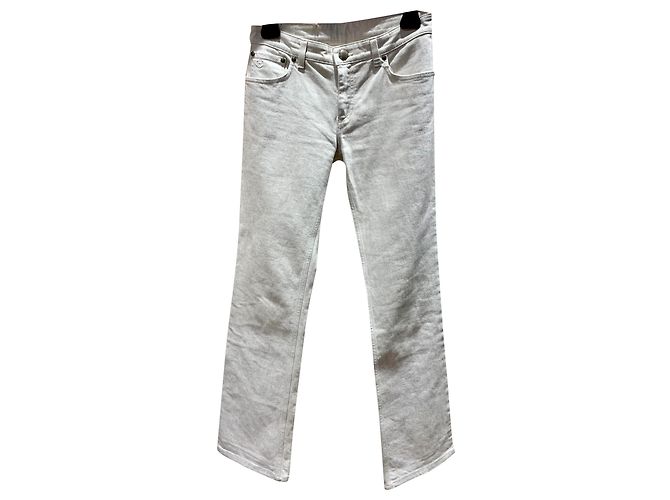 Vaqueros Louis Vuitton Blanco Crema 