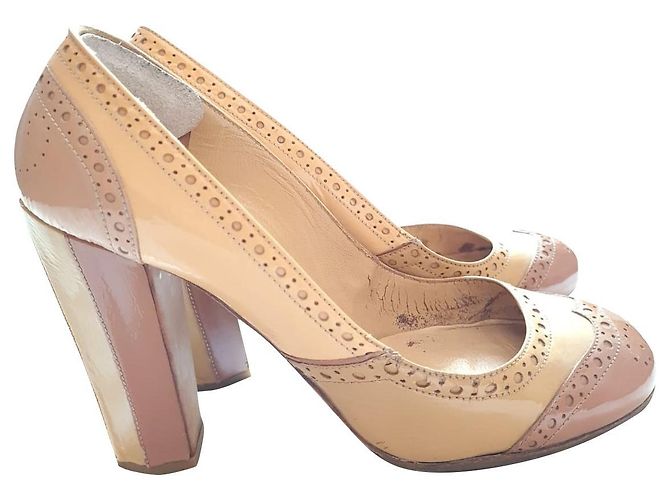 Miu Miu Bombas MiuMiu Patchwork Multicor