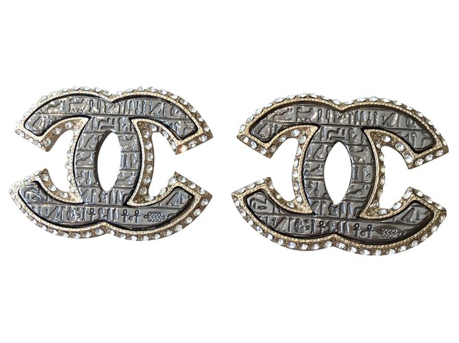Chanel CC Prata Metal  ref.288498