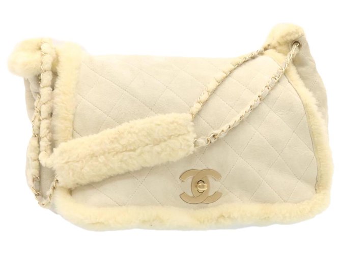 Chanel shoulder bag Beige Leather  ref.288657