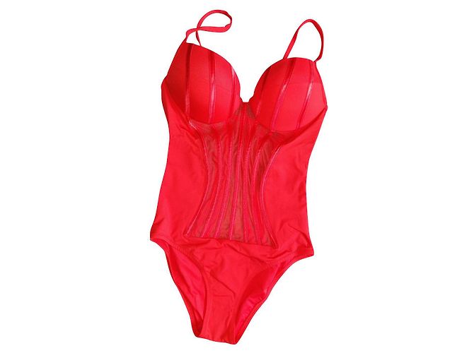 La Perla Badeanzug einteilig rot