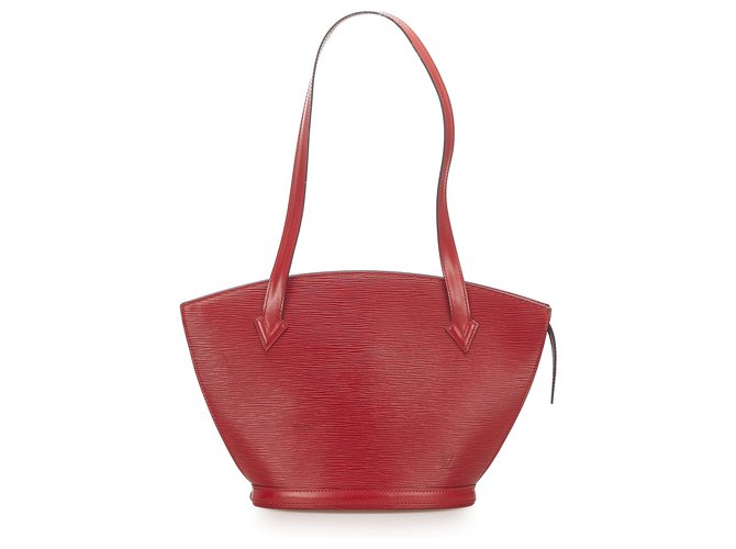 Louis Vuitton Red Epi Saint Jacques PM Long Strap Leather  ref.289180