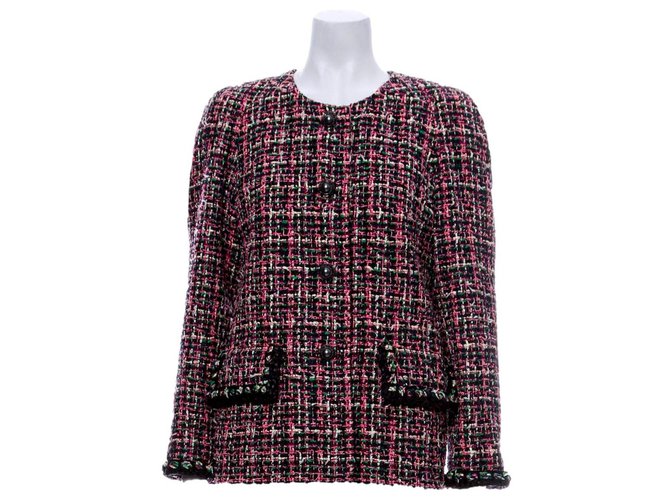 Chanel 8,5K $ NEW 2019 Casaco de tweed Multicor  ref.289194