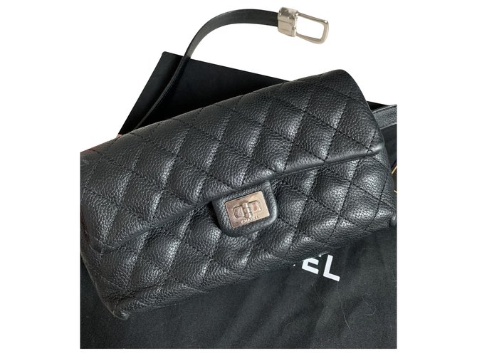 Chanel belt bag Black Leather  ref.289198