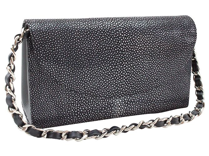 Autre Marque Pochette in pastinaca nera