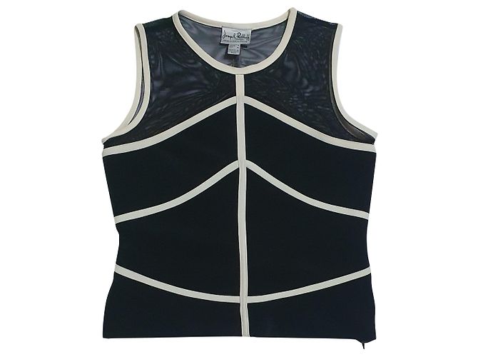 Joseph Ribkoff Tanktop Schwarz Weiß