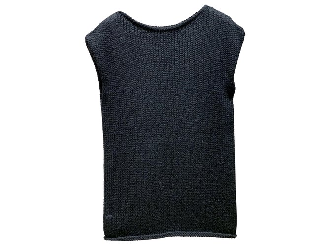 Prada Wollpullover dunkelgrau Anthrazitgrau 